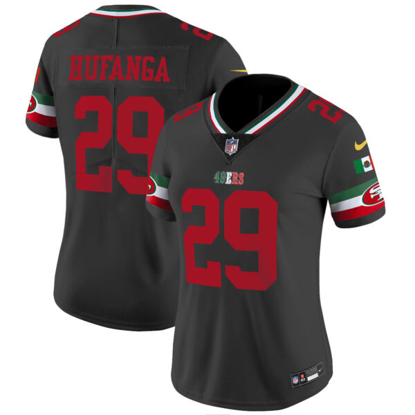 Women's 49ers Mexico Vapor Jersey V2 - All Stitched - Image 30