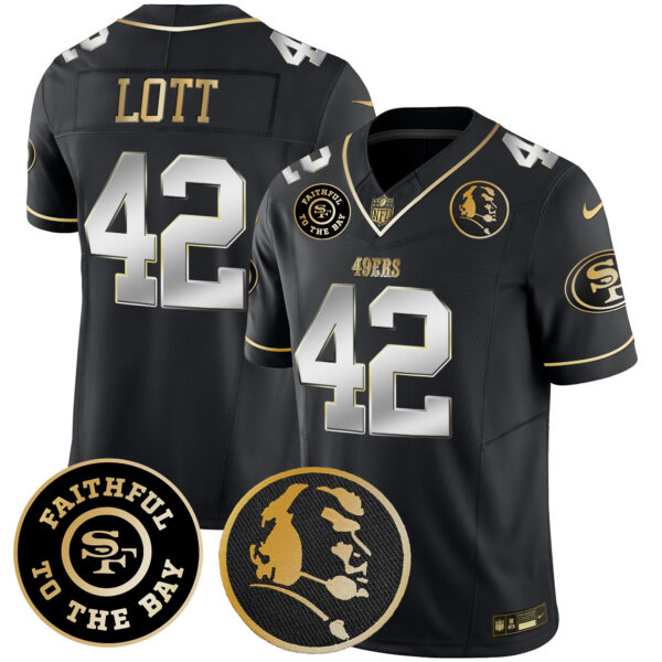 Men's 49ers Faithful & John Madden Patch Vapor Jersey - All Stitched - Image 39