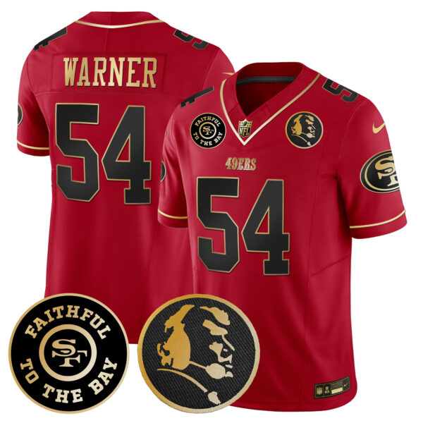 Men's 49ers Faithful & John Madden Patch Vapor Jersey - All Stitched - Image 25