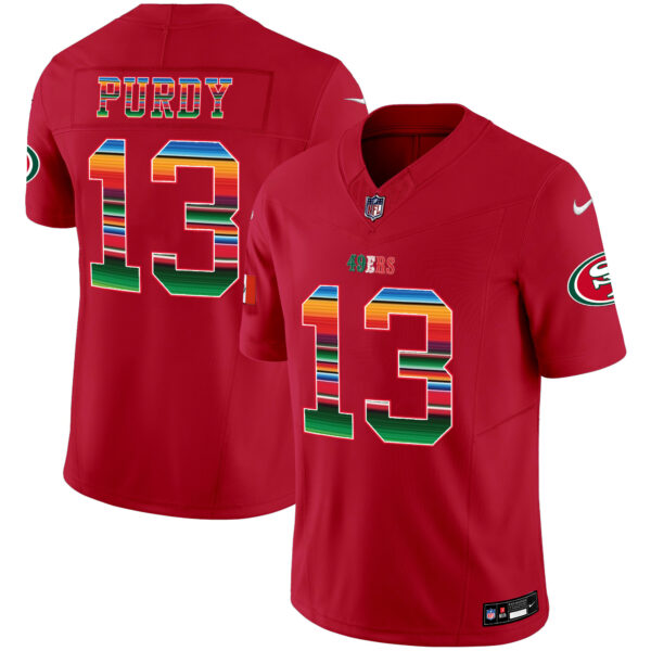 Men's 49ers Mexico Vapor Jersey V3 - All Stitched - Image 14