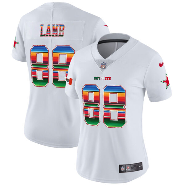 Women's Cowboys Mexico Vapor Limited Jersey V2 - All Stitched - Image 3