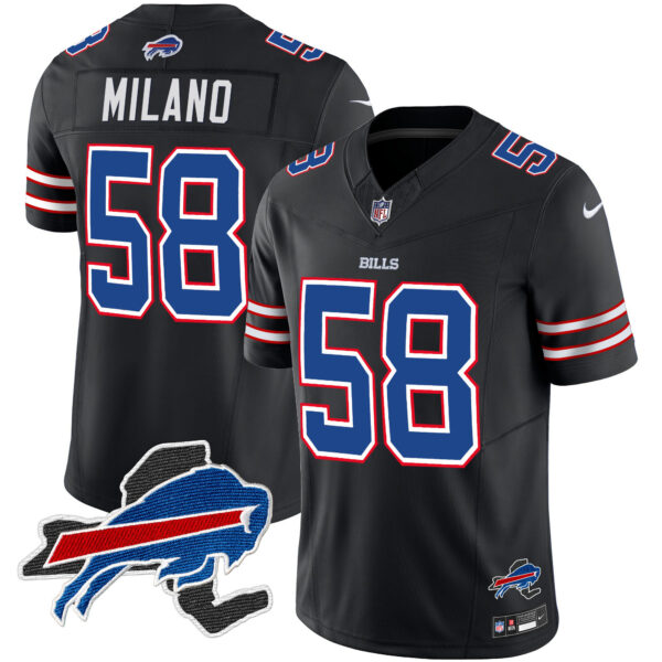 Men's Bills New York Patch Vapor Limited Jersey - All Stitched - Image 45