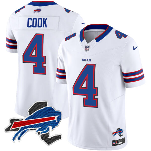 Men's Bills New York Patch Vapor Limited Jersey - All Stitched - Image 35