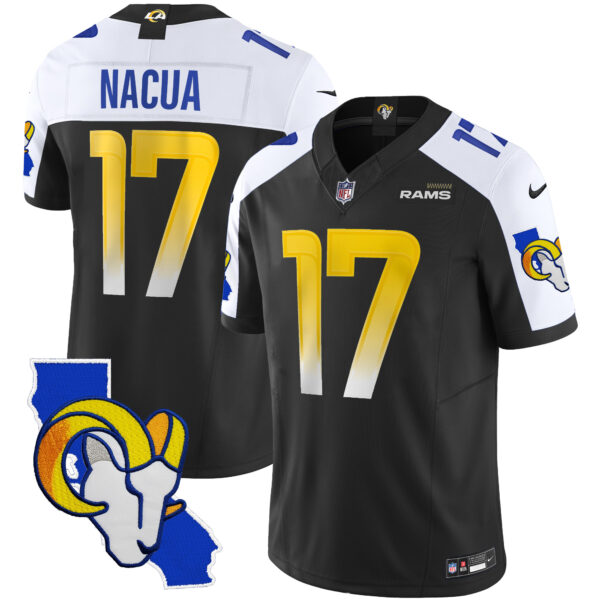 Men's Rams California Patch Vapor Limited Jersey - All Stitched - Image 5