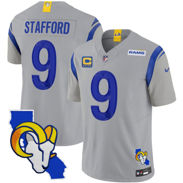 Men's Rams California Patch Vapor Limited Jersey - All Stitched - Image 33