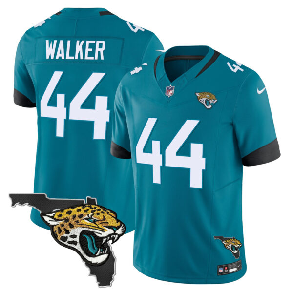 Men's Jacksonville Jaguars Florida Patch Vapor Jersey - All Stitched - Image 22