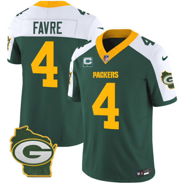 Men's Packers Home Patch Vapor Jersey V3 - All Stitched - Image 11