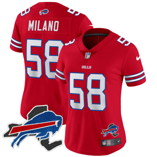 Women's Bills New York Patch Vapor Limited Jersey - All Stitched - Image 23