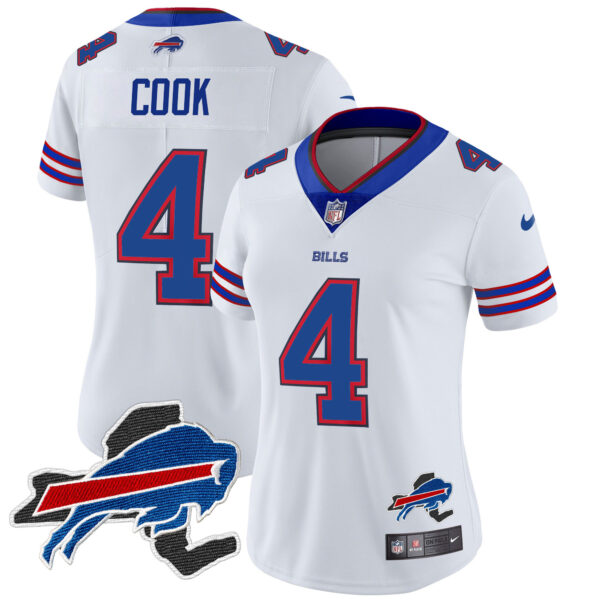 Women's Bills New York Patch Vapor Limited Jersey - All Stitched - Image 26