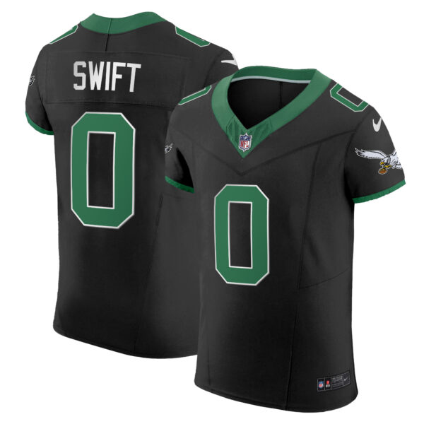 Men's Eagles Kelly Green Vapor Elite Jersey - All Stitched - Image 29
