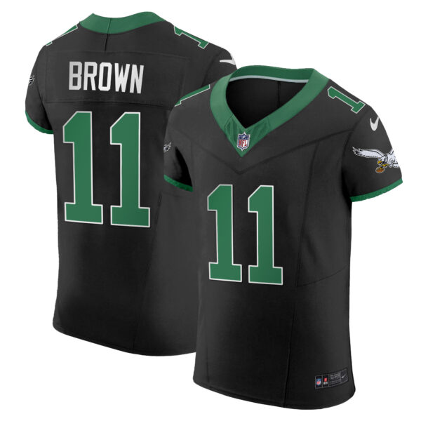 Men's Eagles Kelly Green Vapor Elite Jersey - All Stitched - Image 26