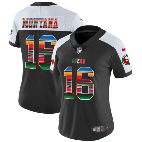 Women's 49ers Mexico Vapor Jersey V3 - All Stitched - Image 38
