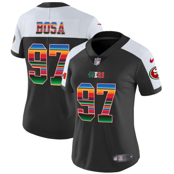 Women's 49ers Mexico Vapor Jersey V3 - All Stitched - Image 37