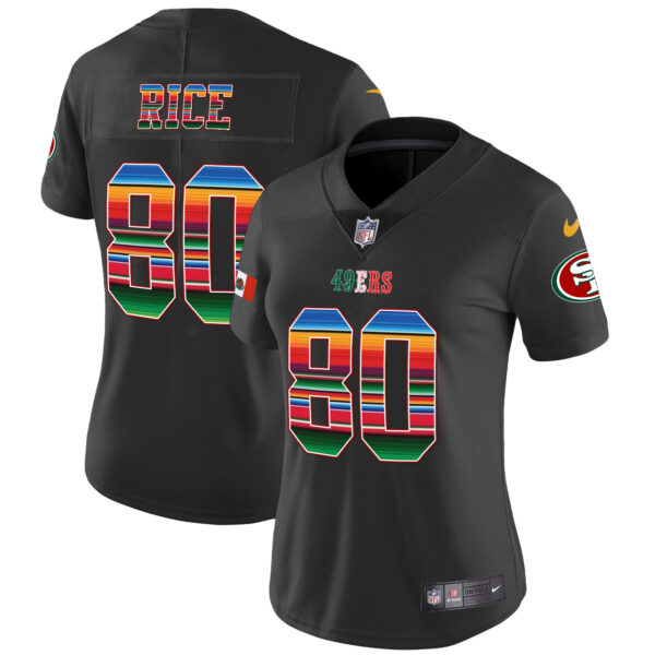 Women's 49ers Mexico Vapor Jersey V3 - All Stitched - Image 26