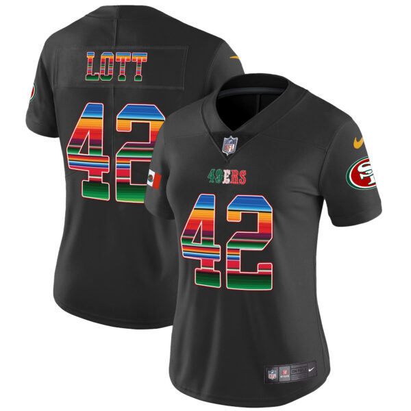 Women's 49ers Mexico Vapor Jersey V3 - All Stitched - Image 29