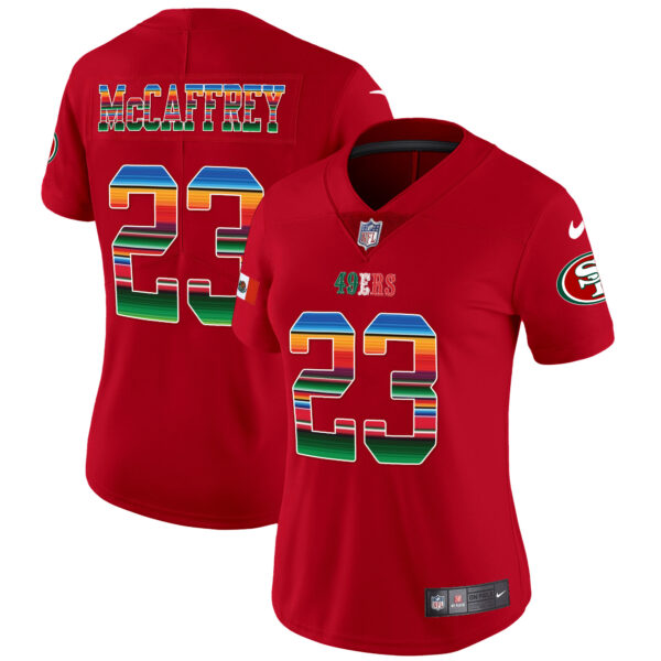 Women's 49ers Mexico Vapor Jersey V3 - All Stitched - Image 12