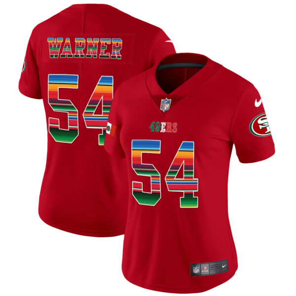 Women's 49ers Mexico Vapor Jersey V3 - All Stitched - Image 11