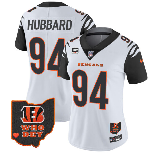 Women's Bengals Ohio Patch Vapor Limited Jersey V2 - All Stitched - Image 31