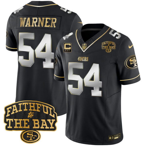 Men's 49ers Faithful To The Bay Patch Vapor Limited Jersey V8 - All Stitched - Image 35