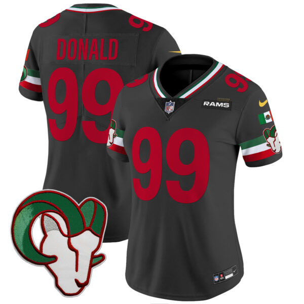 Women's Rams Mexico Vapor Limited Jersey - All Stitched - Image 10