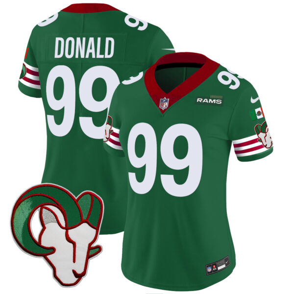 Women's Rams Mexico Vapor Limited Jersey - All Stitched - Image 46