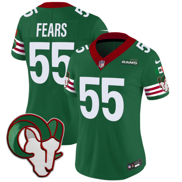 Women's Rams Mexico Vapor Limited Jersey - All Stitched - Image 53