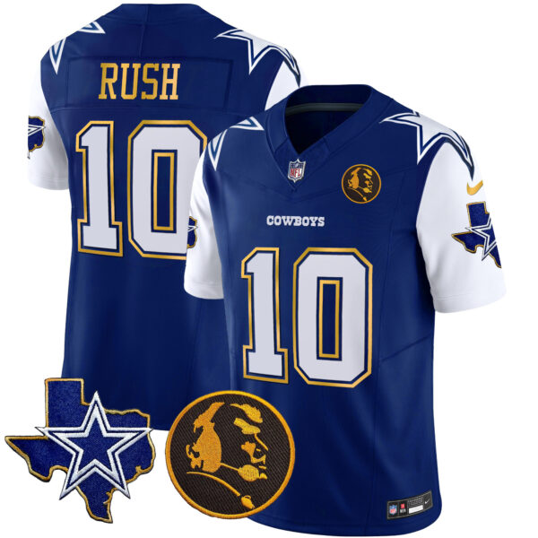 Men's Cowboys Texas & John Madden Patch Gold Trim Vapor Jersey - All Stitched - Image 20