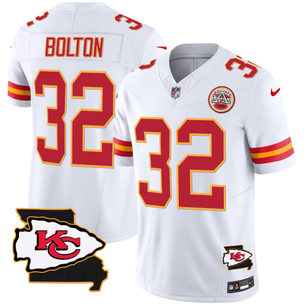 Men's Chiefs Missouri Patch Vapor Limited Jersey - All Stitched - Image 39