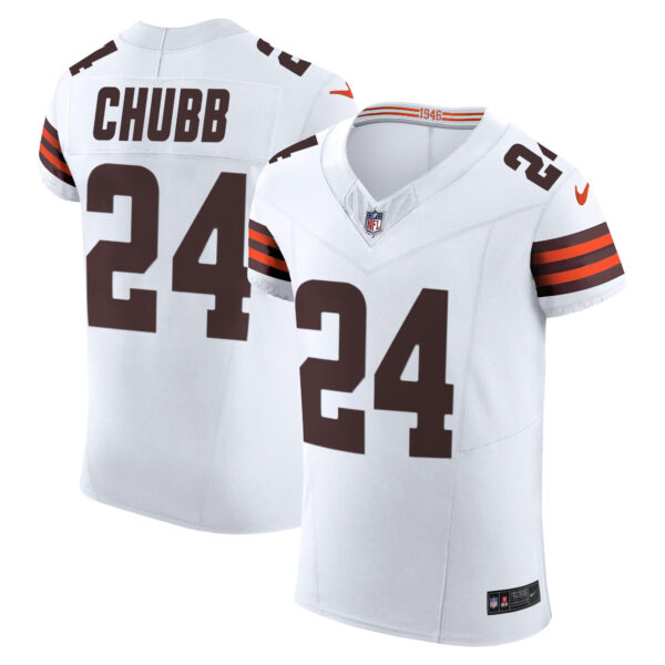 Men's Browns Vapor Elite Jersey - All Stitched - Image 8