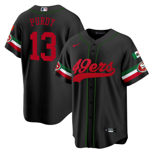 Men's 49ers Mexico Baseball Jersey - All Stitched - Image 14