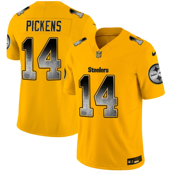 Men's Steelers Arch Smoke Vapor Jersey V3 - All Stitched - Image 31