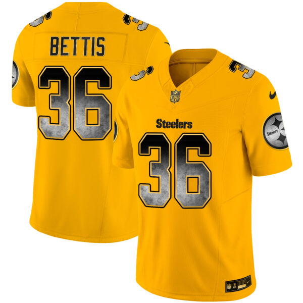 Men's Steelers Arch Smoke Vapor Jersey V3 - All Stitched - Image 35