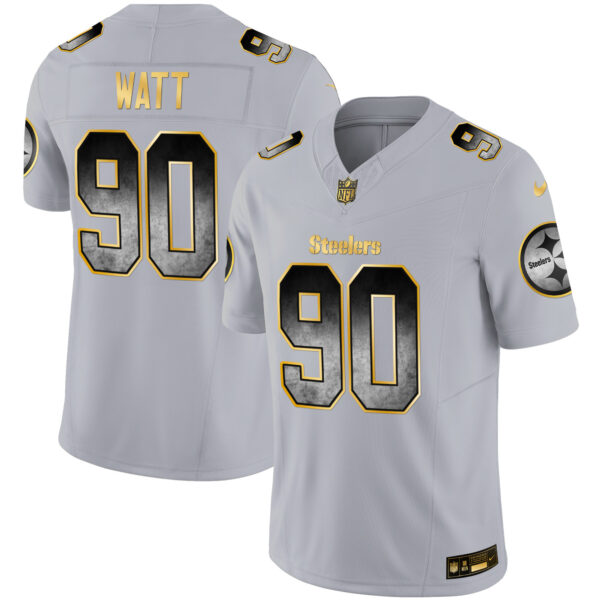 Men's Steelers Arch Smoke Vapor Jersey V3 - All Stitched - Image 22