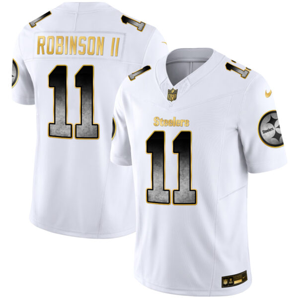 Men's Steelers Arch Smoke Vapor Jersey V3 - All Stitched - Image 19