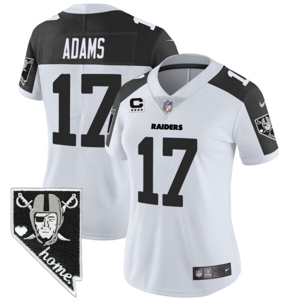 Women's Raiders Nevada Home Patch Vapor Jersey - All Stitched - Image 33