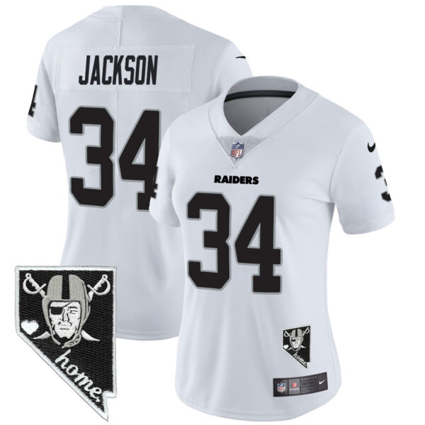 Women's Raiders Nevada Home Patch Vapor Jersey - All Stitched - Image 21