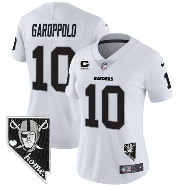 Women's Raiders Nevada Home Patch Vapor Jersey - All Stitched - Image 18