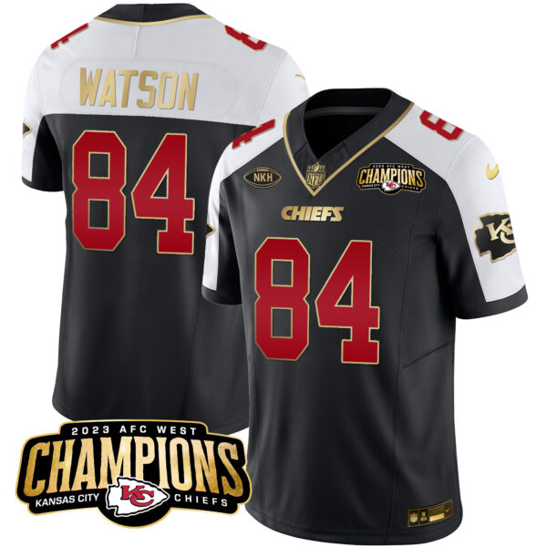 Men's Chiefs 2023 AFC West Champions Patch Vapor Limited Jersey - All Stitched - Image 5