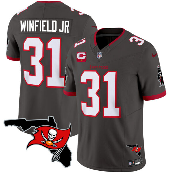 Men's Buccaneers Florida Patch Vapor Limited Jersey - All Stitched - Image 34