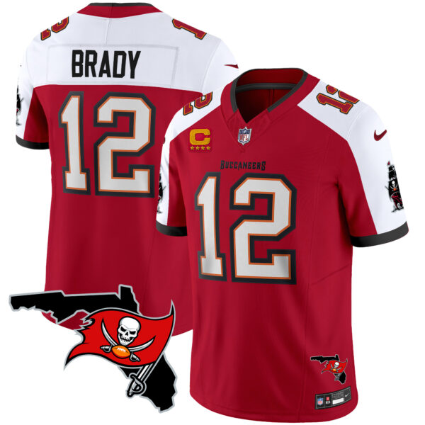 Men's Buccaneers Florida Patch Vapor Limited Jersey - All Stitched - Image 8