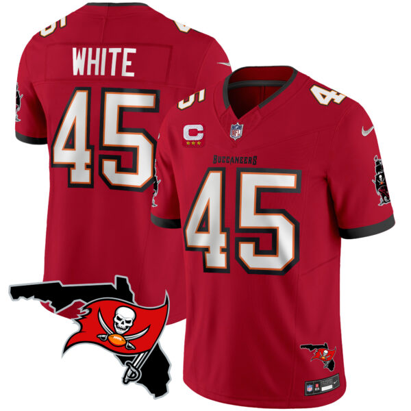 Men's Buccaneers Florida Patch Vapor Limited Jersey - All Stitched - Image 21