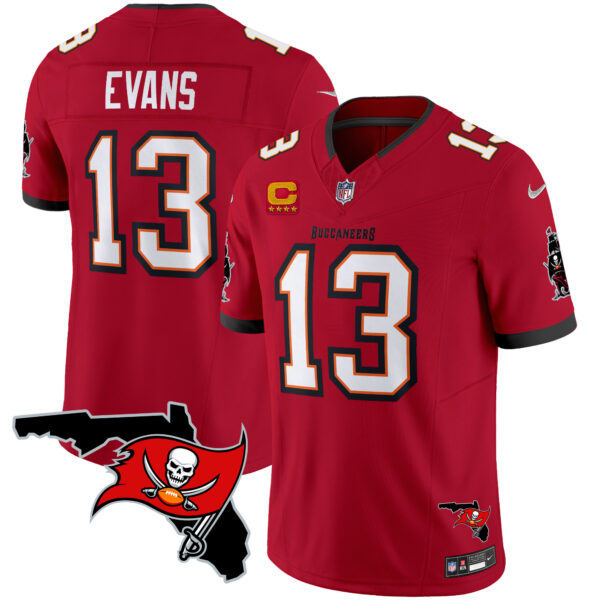 Men's Buccaneers Florida Patch Vapor Limited Jersey - All Stitched - Image 16