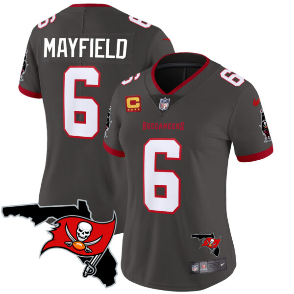 Women's Buccaneers Florida Patch Vapor Limited Jersey - All Stitched - Image 32