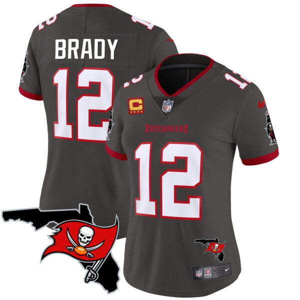 Women's Buccaneers Florida Patch Vapor Limited Jersey - All Stitched - Image 29