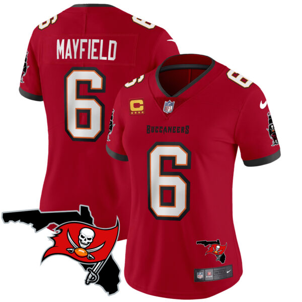 Women's Buccaneers Florida Patch Vapor Limited Jersey - All Stitched - Image 18