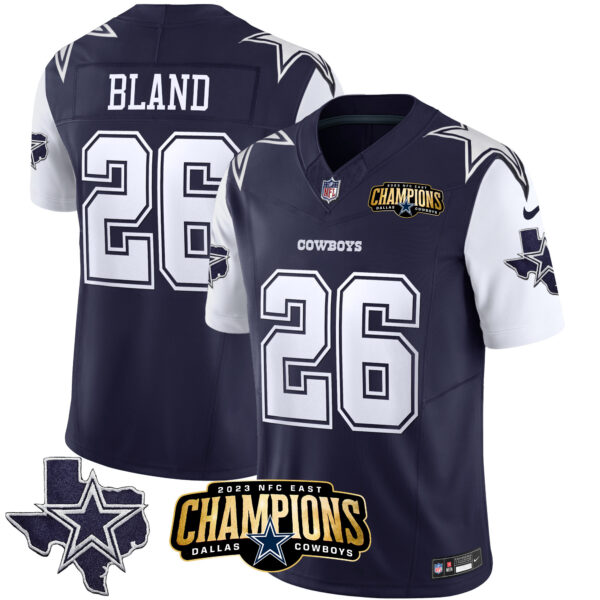 Men's Cowboys 2023 NFC East Champions Patch Vapor Jersey - All Stitched - Image 12
