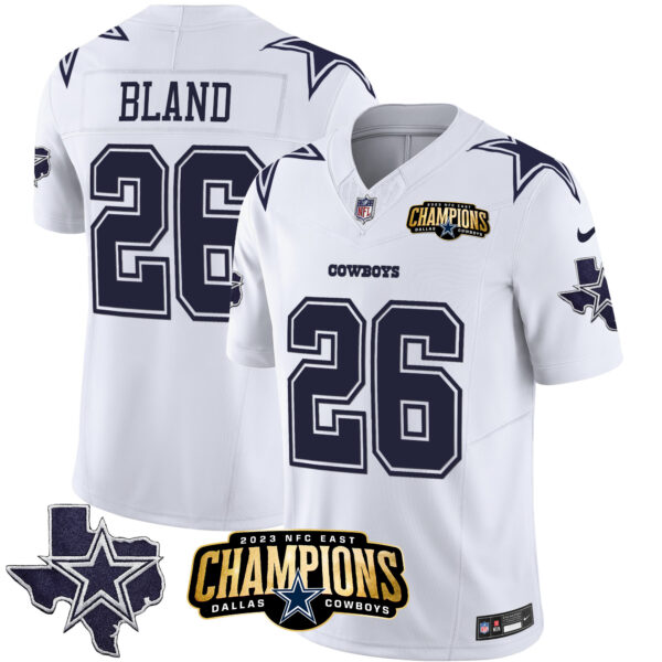 Men's Cowboys 2023 NFC East Champions Patch Vapor Jersey - All Stitched - Image 20
