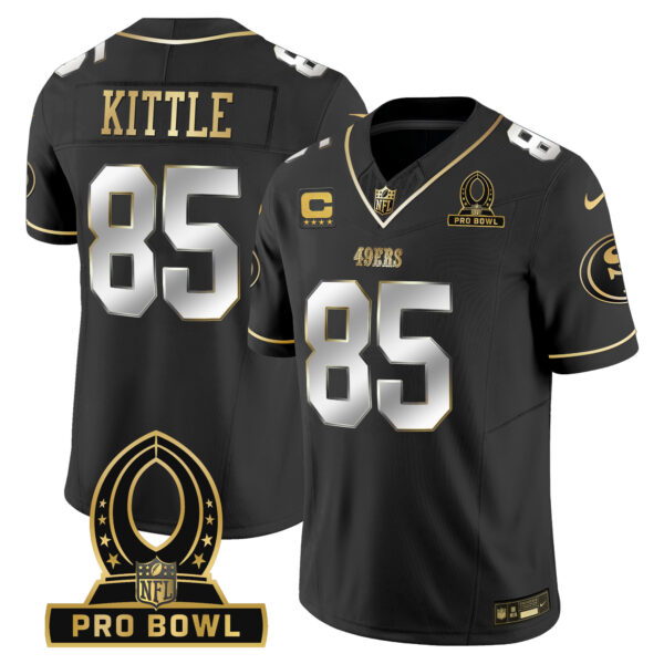 Men's 49ers 2024 Pro Bowl Patch Vapor Jersey - All Stitched - Image 23