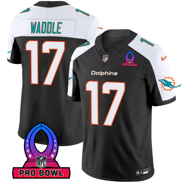 Men's Dolphins 2024 Pro Bowl Patch Vapor Jersey - All Stitched - Image 6