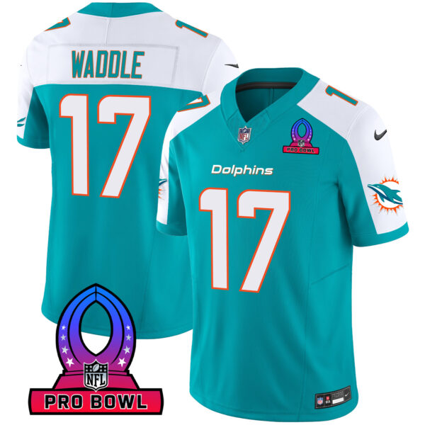 Men's Dolphins 2024 Pro Bowl Patch Vapor Jersey - All Stitched - Image 12